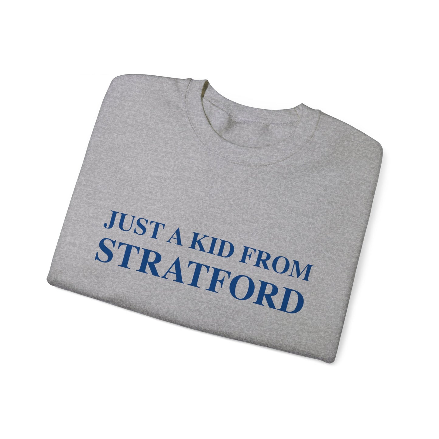 Just a kid from Stratford Unisex Heavy Blend™ Crewneck Sweatshirt