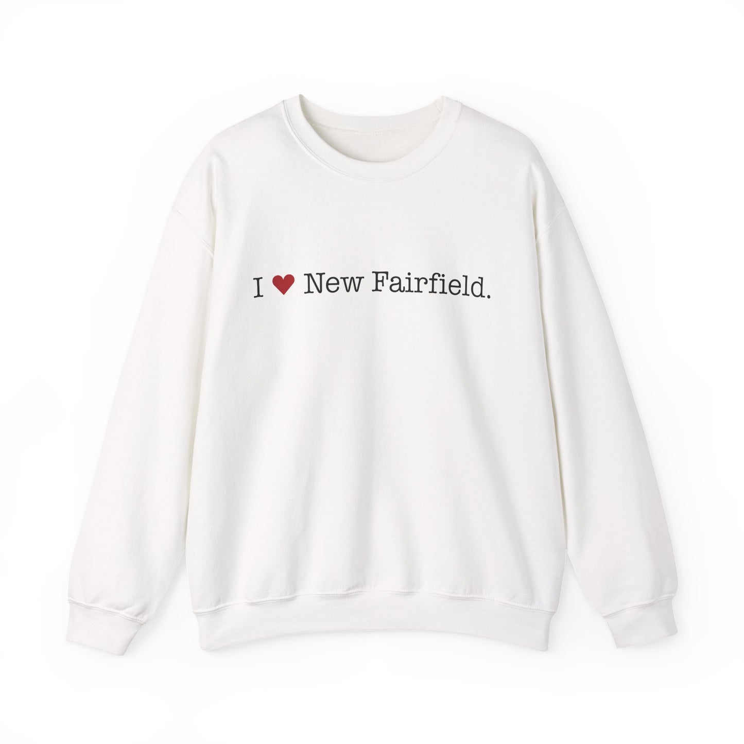 I Heart New Fairfield. Unisex Heavy Blend™ Crewneck Sweatshirt