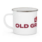 Love Old Greenwich Enamel Camping Mug