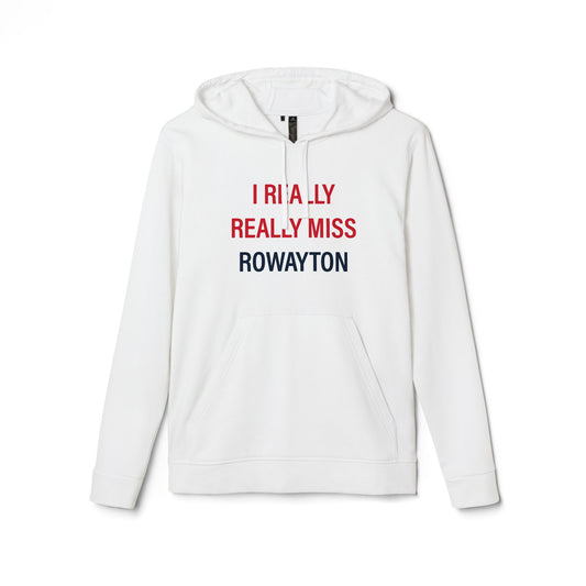I Really Really Miss Rowayton adidas Unisex Fleece Hoodie