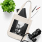 Manhattan Bridge Black and White Organic Canvas Tote Bag