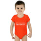 Just a kid from Trumbull  Infant Baby Rib Bodysuit