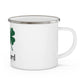 I Clover Branford Enamel Camping Mug