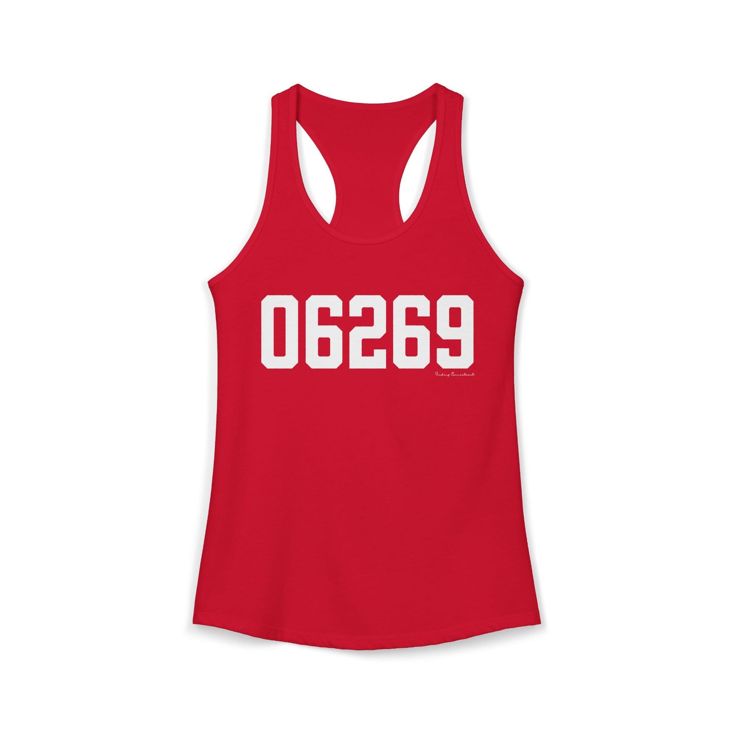 06269 Storrs CT Zip Code Women's Ideal Racerback Tank Top