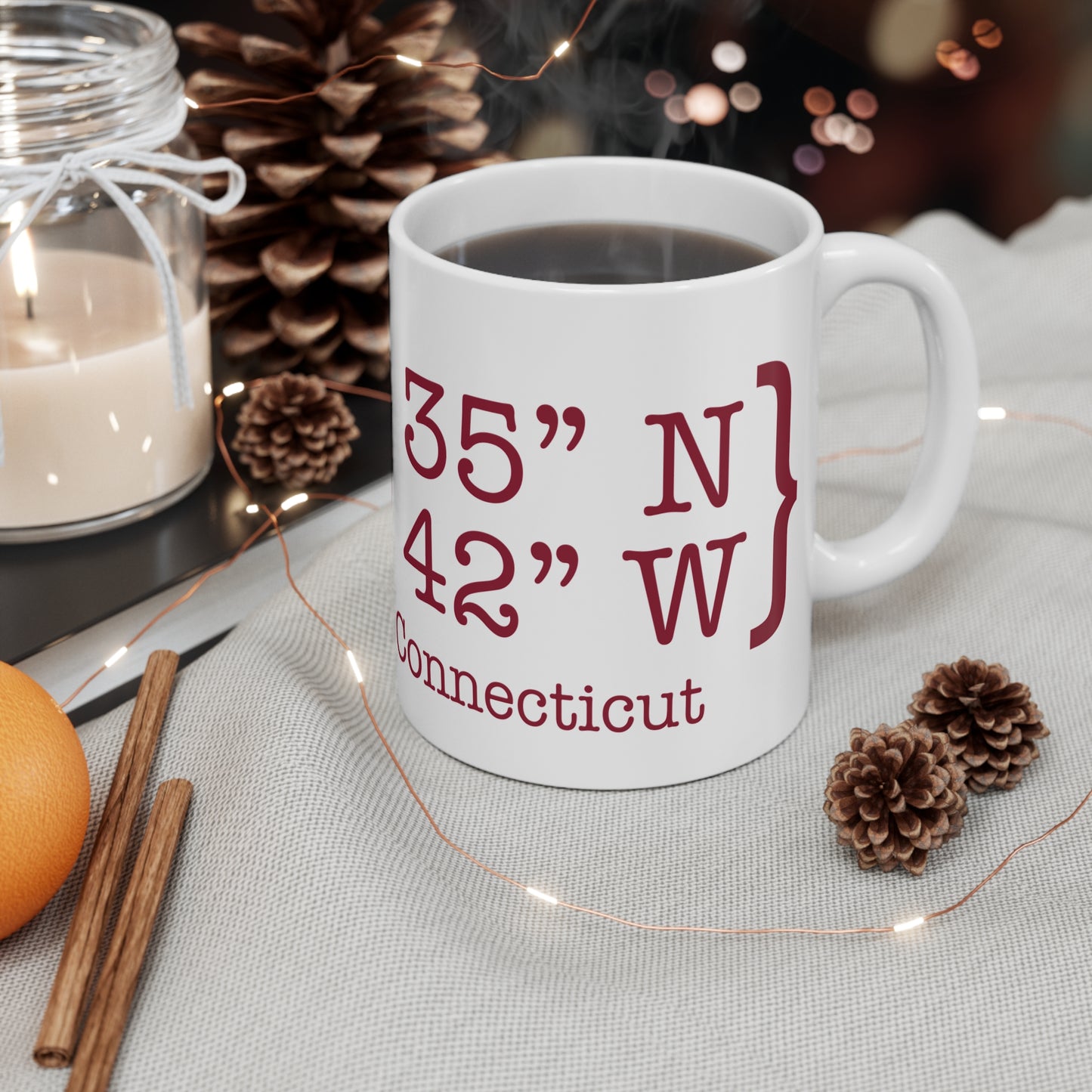 Greenwich Coordinates Mug 11oz