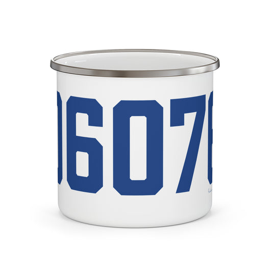 06076 Stafford Connecticut Zip Code  Enamel Camping Mug