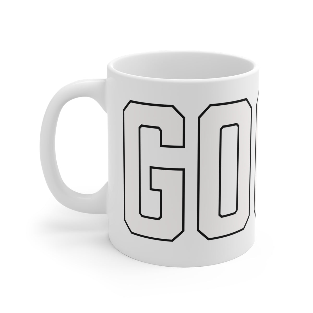 Goose Zip Code White & Black Mug 11oz