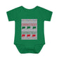 Connecticut Ugly Holiday Infant Baby Rib Bodysuit
