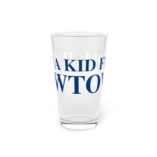 Just a kid from Newtown Pint Glass, 16oz