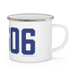 06606 Bridgeport Connecticut Zip Code Enamel Camping Mug