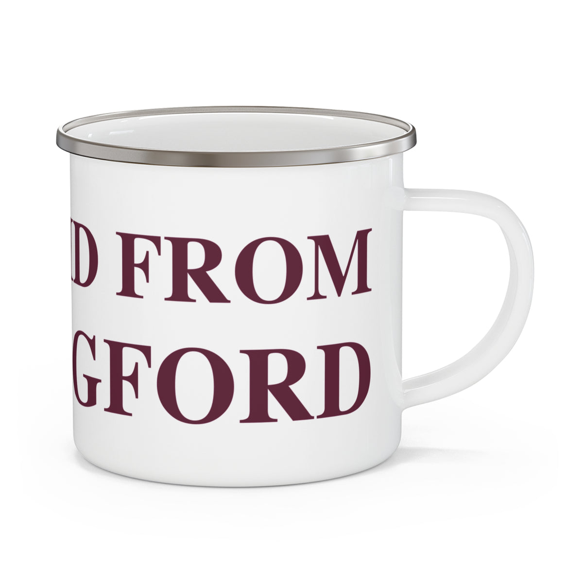 Just a kid from Wallingford Enamel Camping Mug