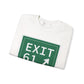 Vintage Exit 61 WCP Sign Unisex Heavy Blend™ Crewneck Sweatshirt