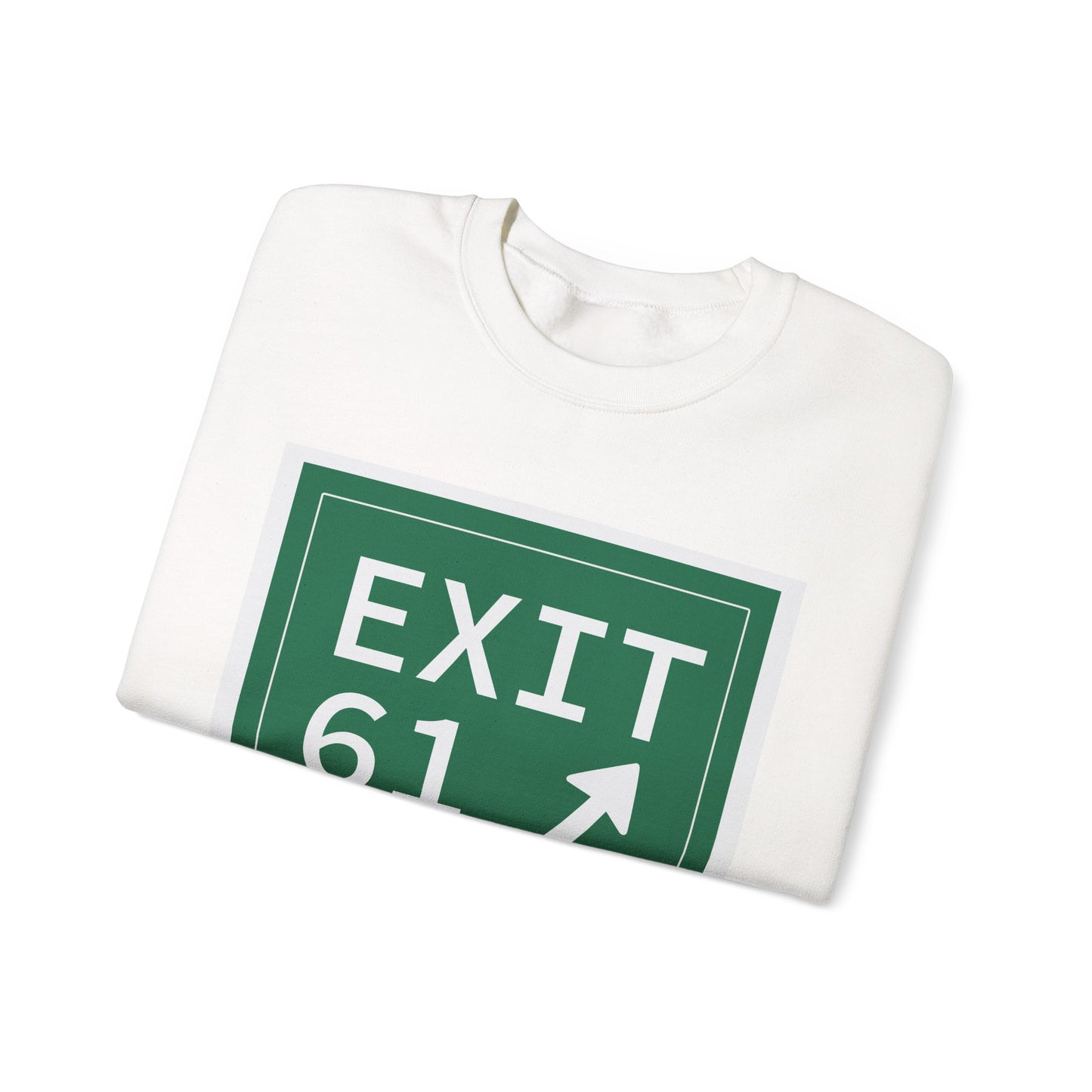 Vintage Exit 61 WCP Sign Unisex Heavy Blend™ Crewneck Sweatshirt