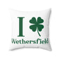 I Clover Wethersfield Spun Polyester Square Pillow