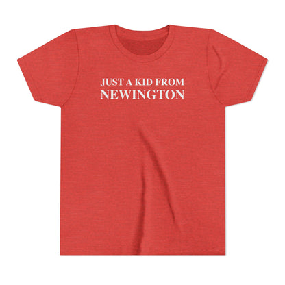 Just a kid from Newington Youth Short Sleeve T-Shirt