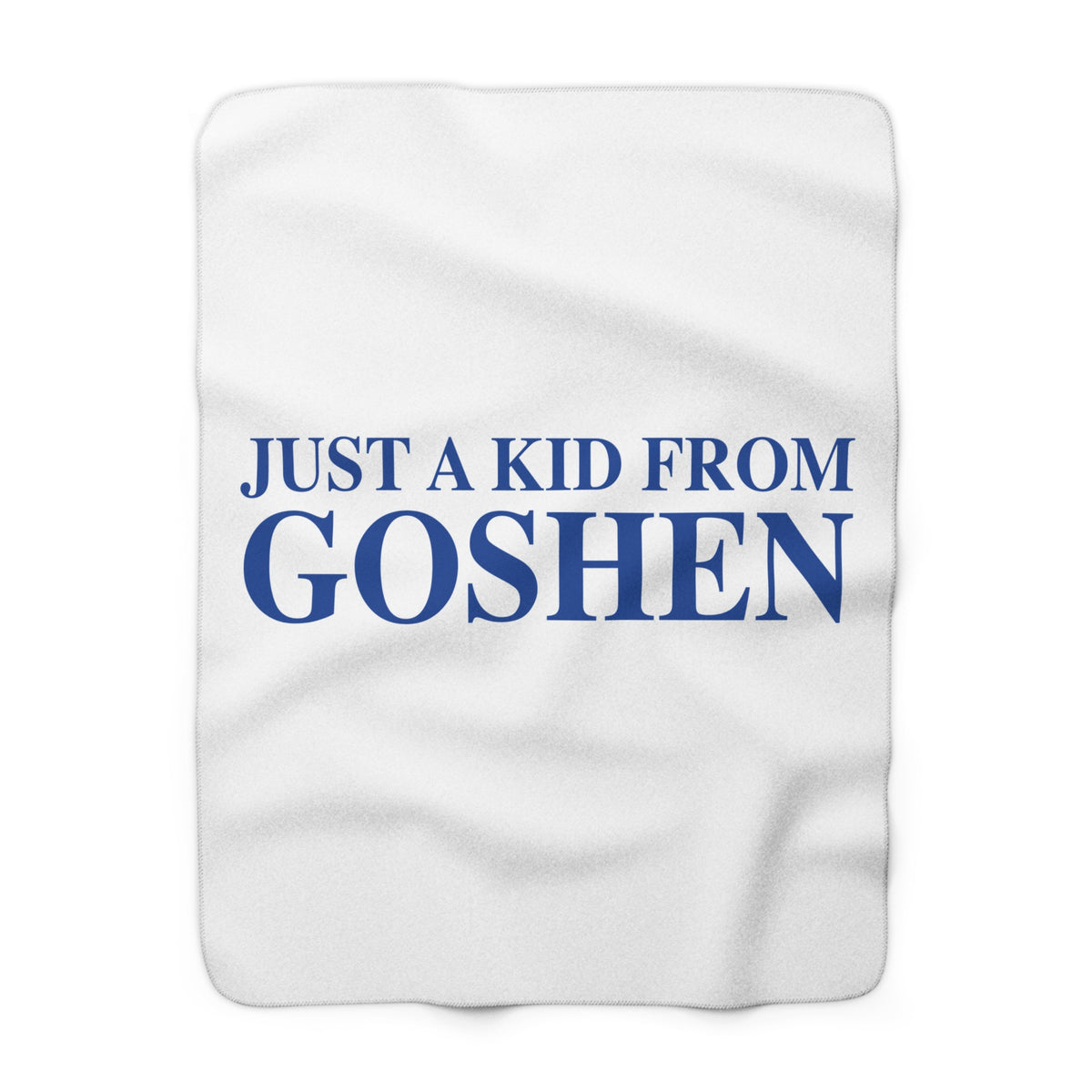 Just a kid from Goshen Sherpa Fleece Blanket