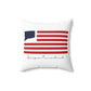 Sprague Connecticut Flag Spun Polyester Square Pillow