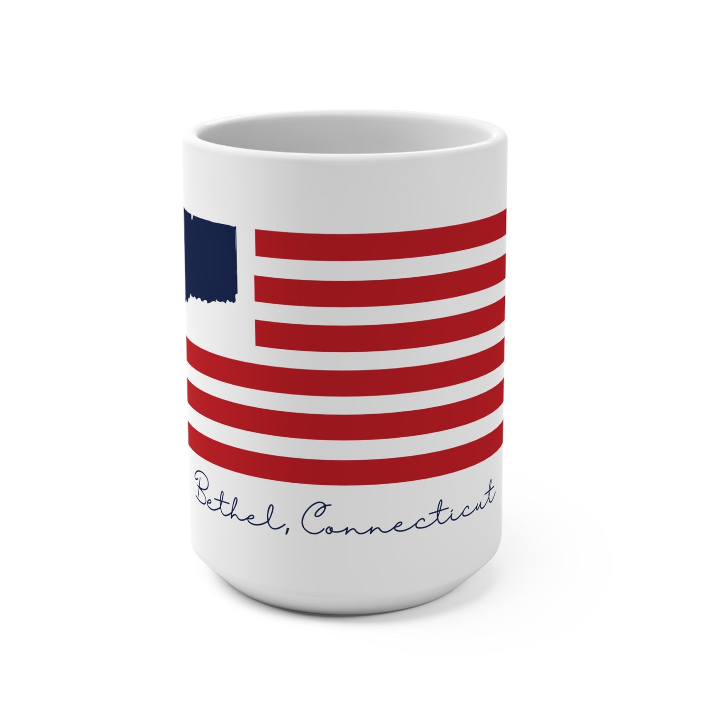Bethel Connecticut Flag Mug 15oz