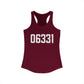 06331 Canterbury CT Zip Code Women's Ideal Racerback Tank Top