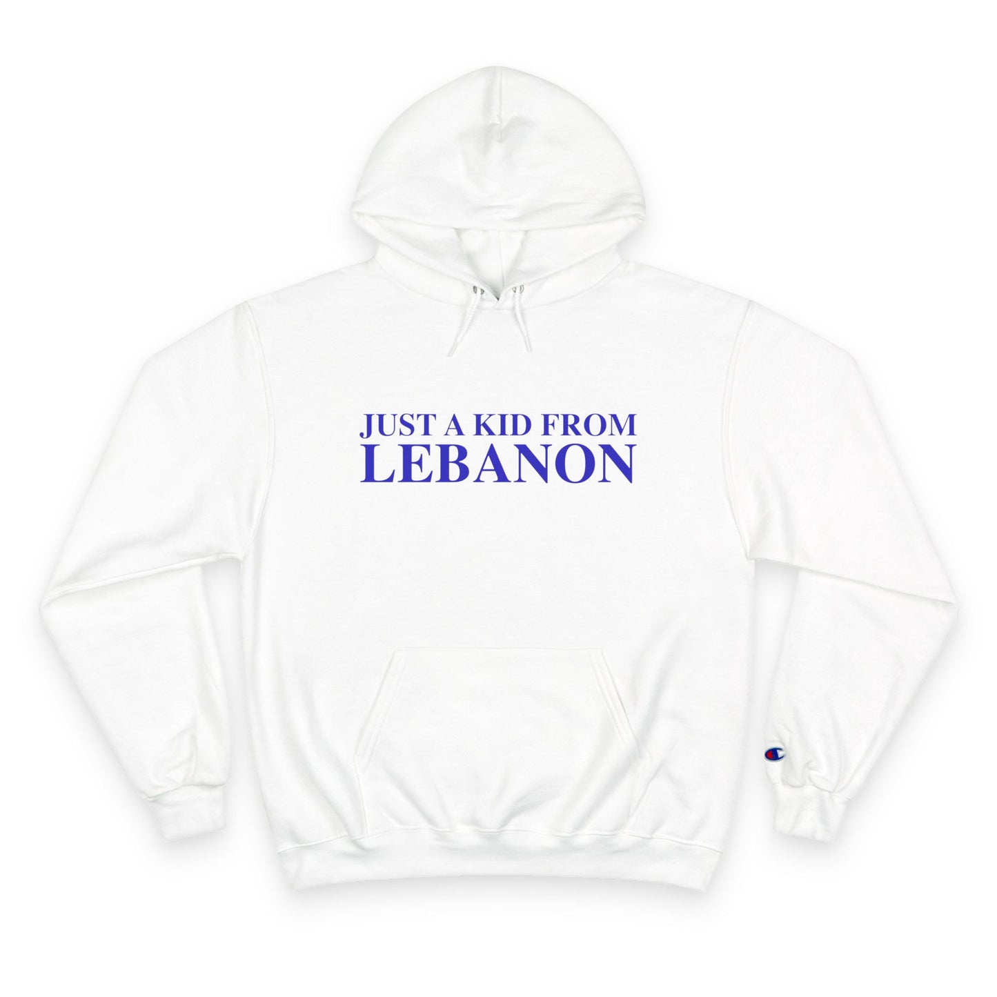 Just a kid from Lebanon Champion Hoodie
