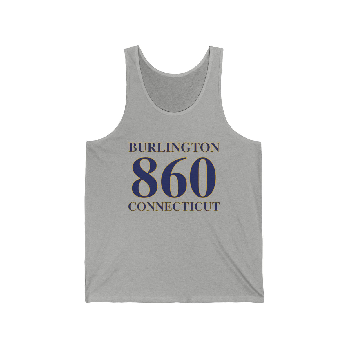Burlington 860 Connecticut Unisex Jersey Tank Top