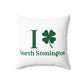 I Clover North Stonington Spun Polyester Square Pillow