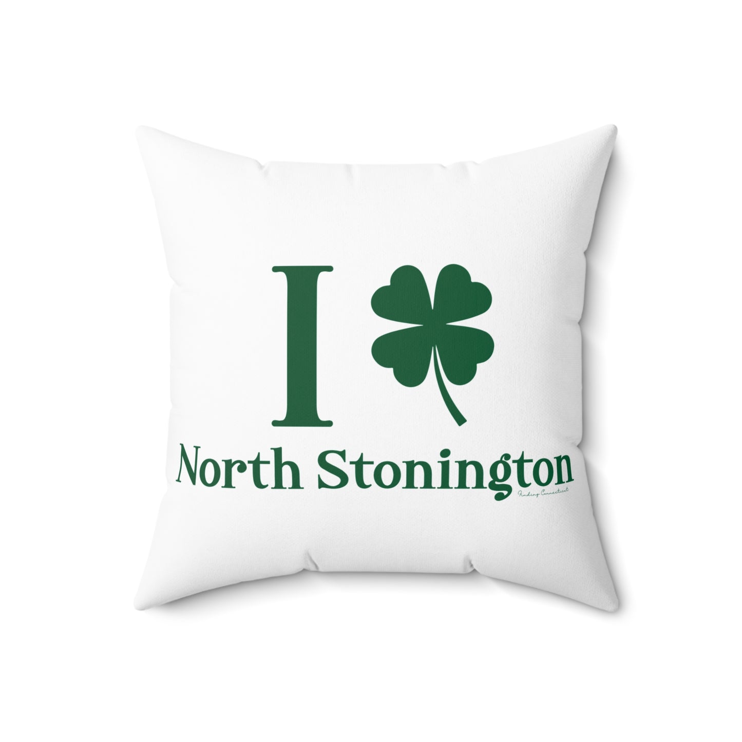 I Clover North Stonington Spun Polyester Square Pillow