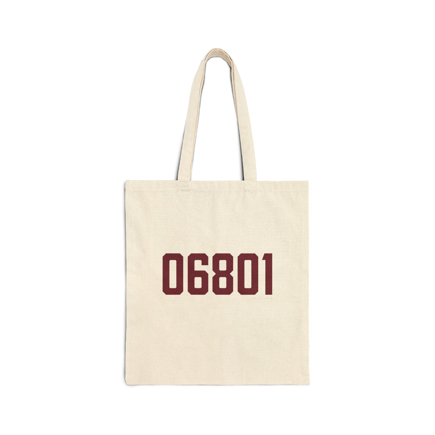 06801 Bethel Connecticut Zip Code Cotton Canvas Tote Bag
