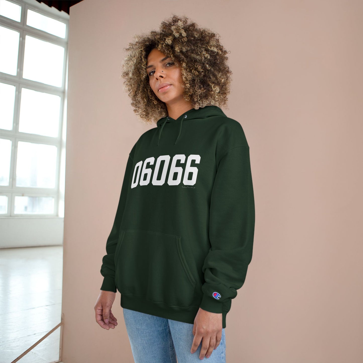 06066 Vernon CT Zip Code Champion Hoodie