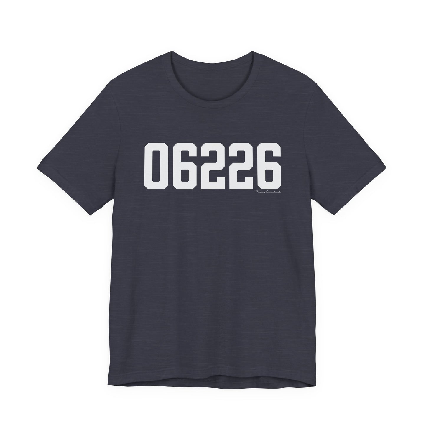 06226 Willimantic CT Zip Code Unisex Jersey Short Sleeve T-Shirt