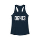 06413 Clinton CT Zip Code Women's Ideal Racerback Tank Top