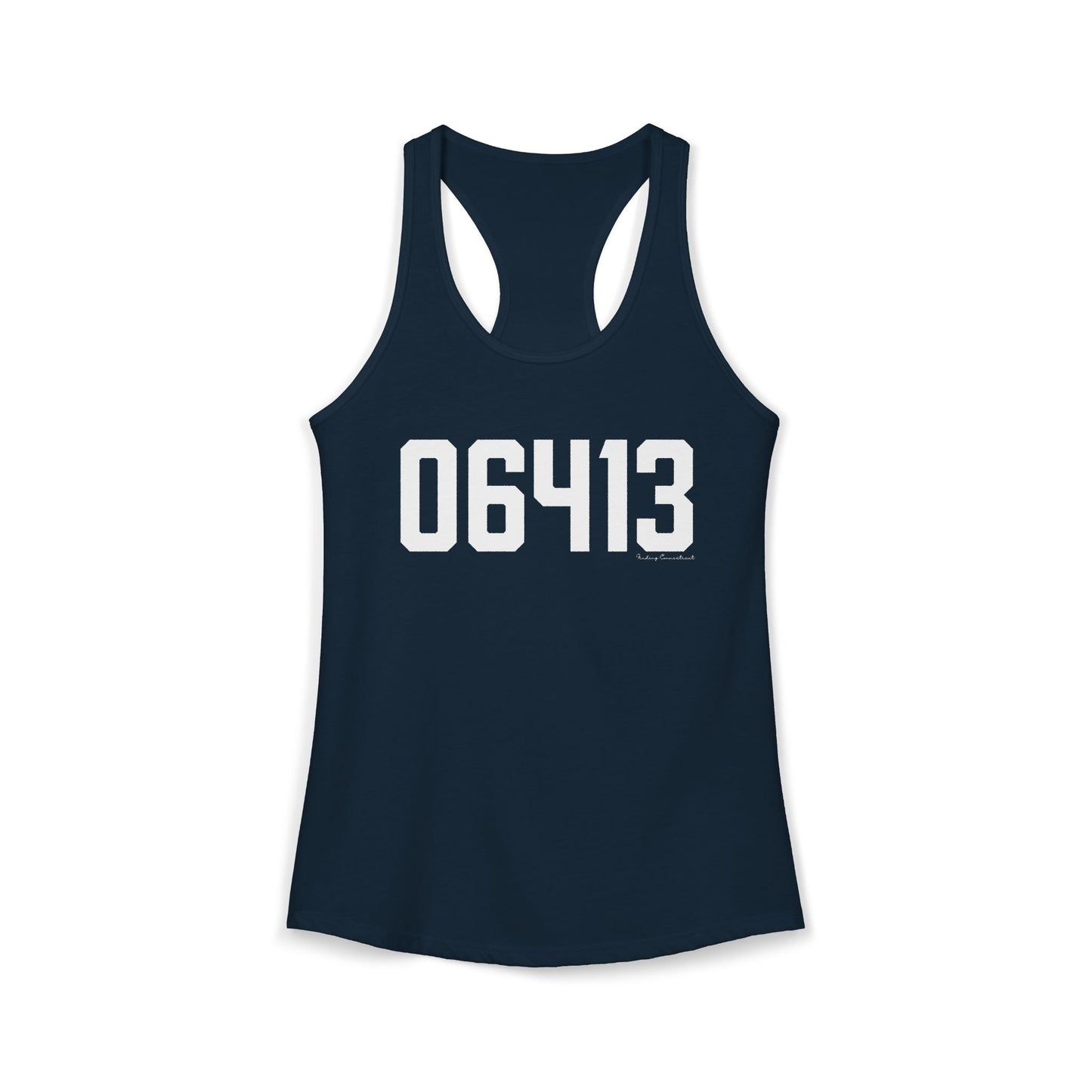 06413 Clinton CT Zip Code Women's Ideal Racerback Tank Top