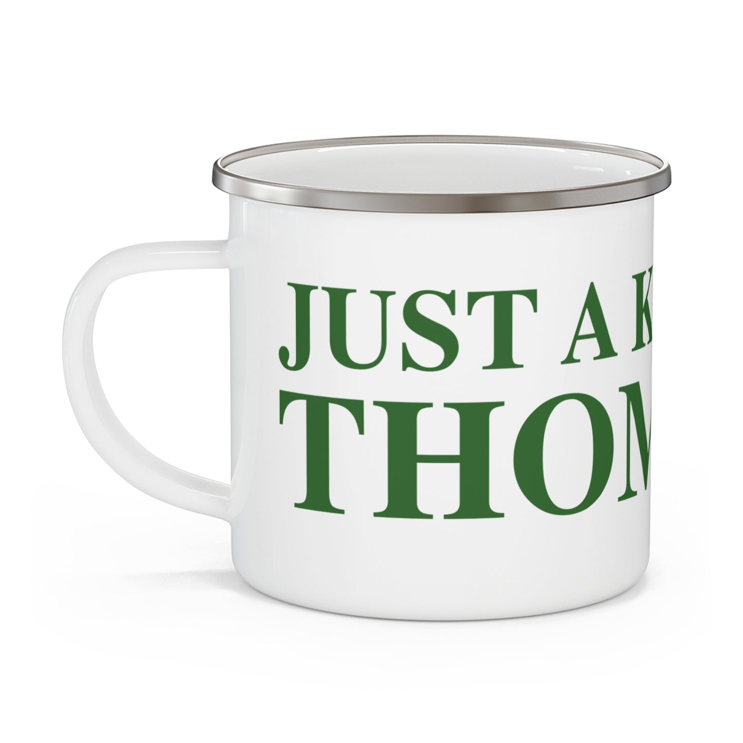 Just a kid from Thompson Enamel Camping Mug