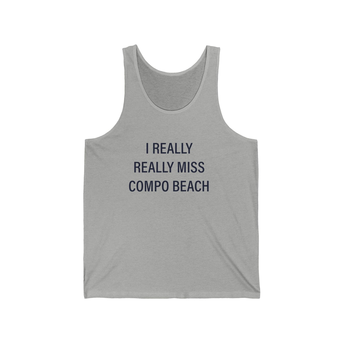 I Really Really Miss Compo Beach Unisex Jersey Tank Top
