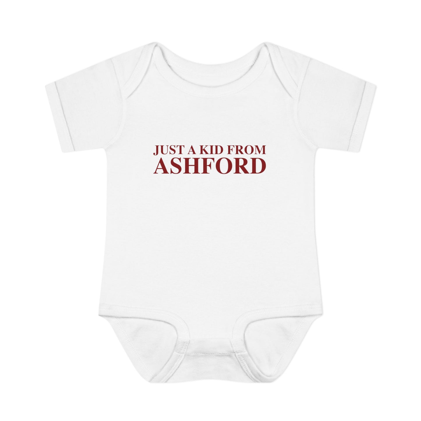 Just a kid from Ashford Infant Baby Rib Bodysuit