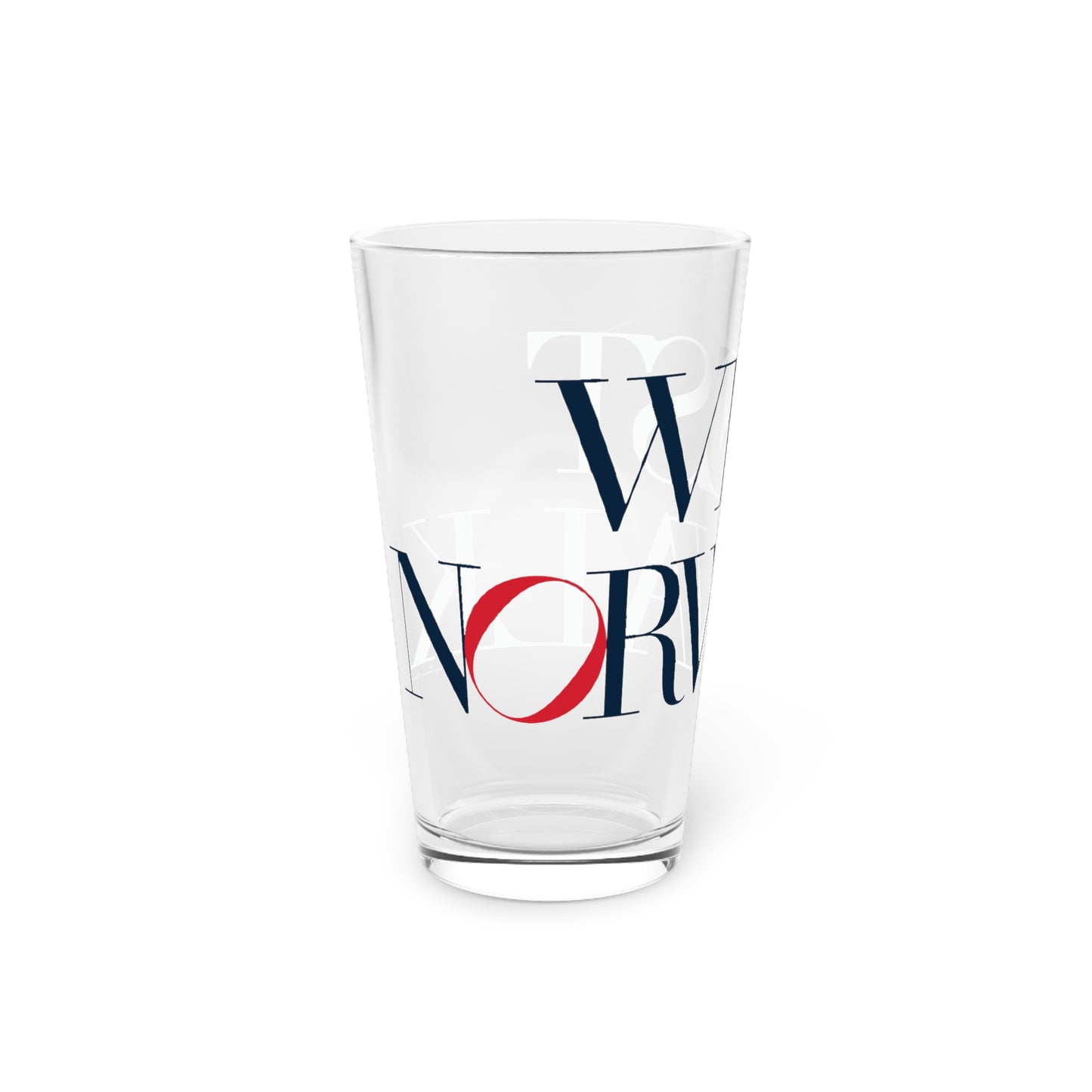 41 Tilt West Norwalk Pint Glass, 16oz