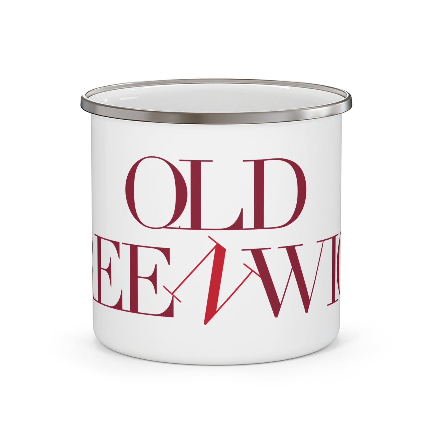 41 Tilt Old Greenwich Enamel Camping Mug