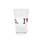I Heart Easton. Pint Glass, 16oz