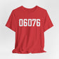 06076 Union CT Zip Code Unisex Jersey Short Sleeve T-Shirt