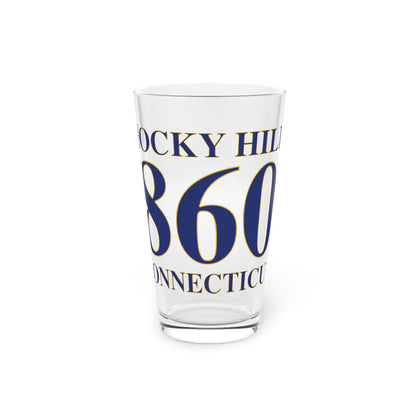 Rocky Hill 860 Connecticut Pint Glass, 16oz