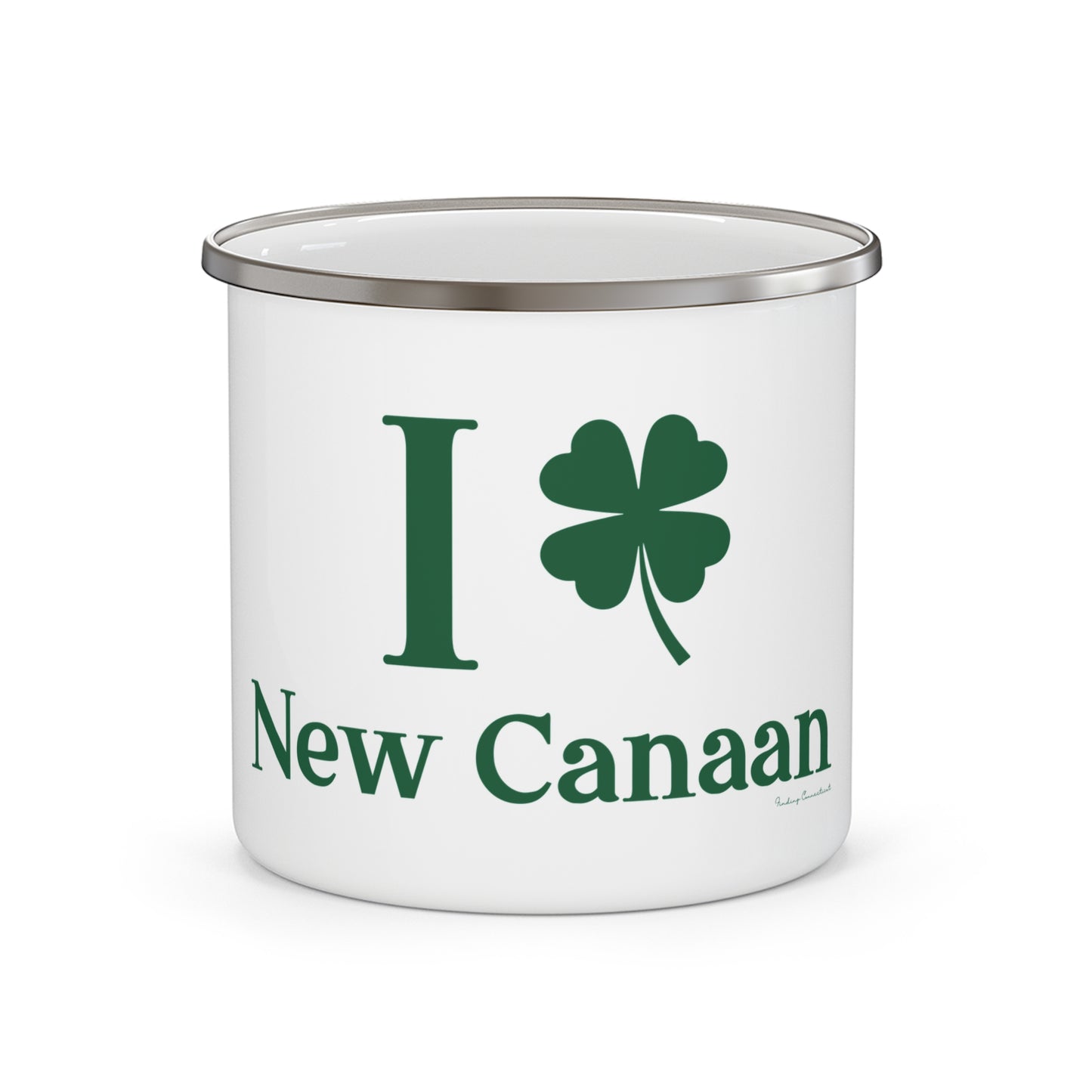 I Clover New Canaan Enamel Camping Mug
