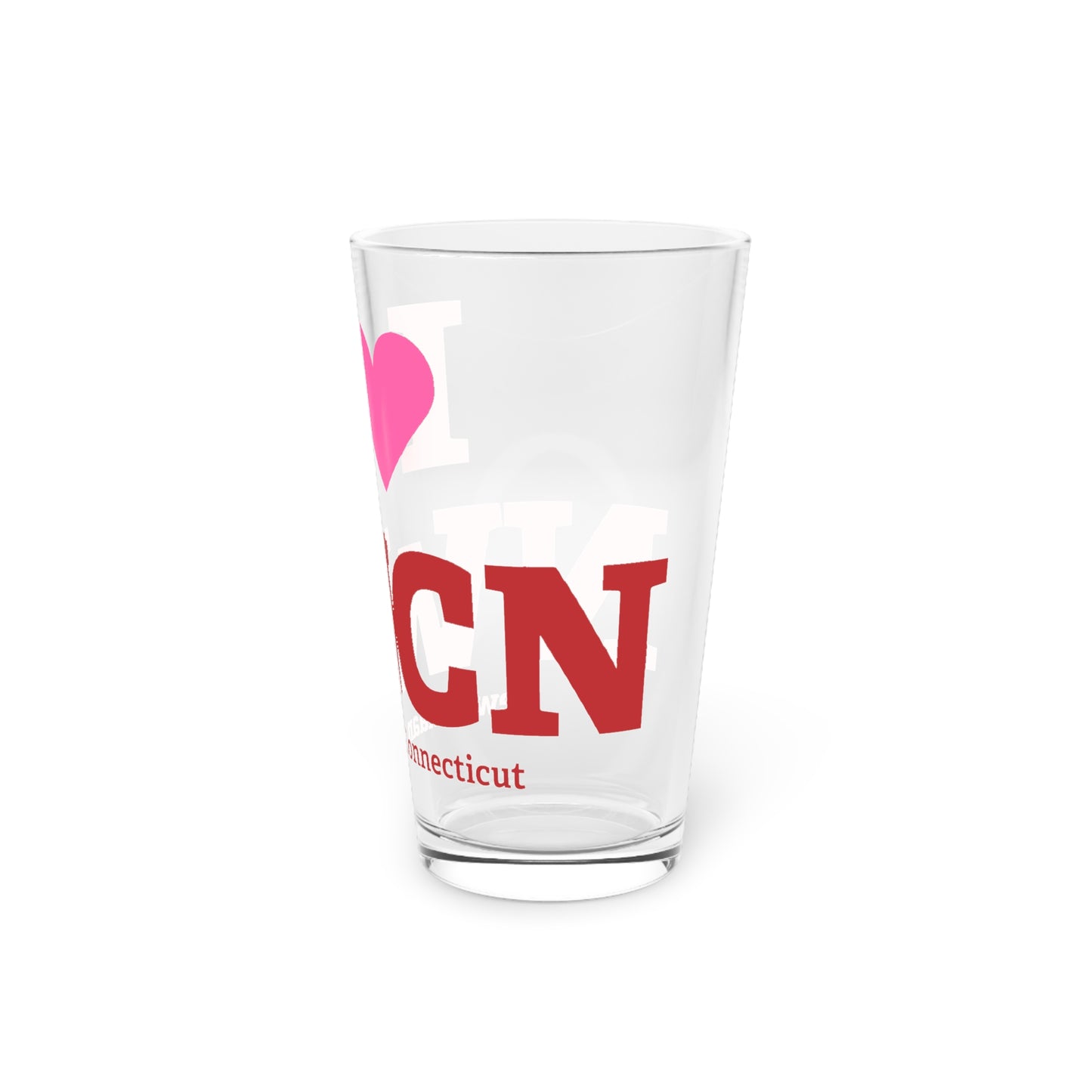 I Heart NWCN Pint Glass, 16oz