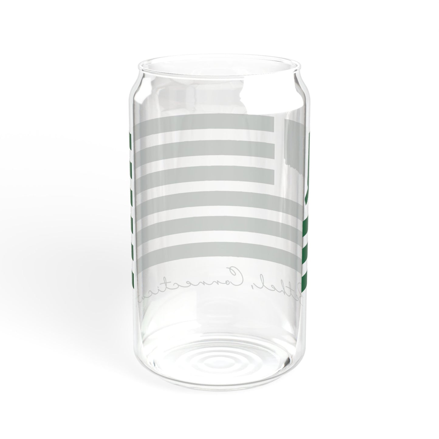 Bethel Connecticut St Patrick’s Day Flag Sipper Glass, 16oz