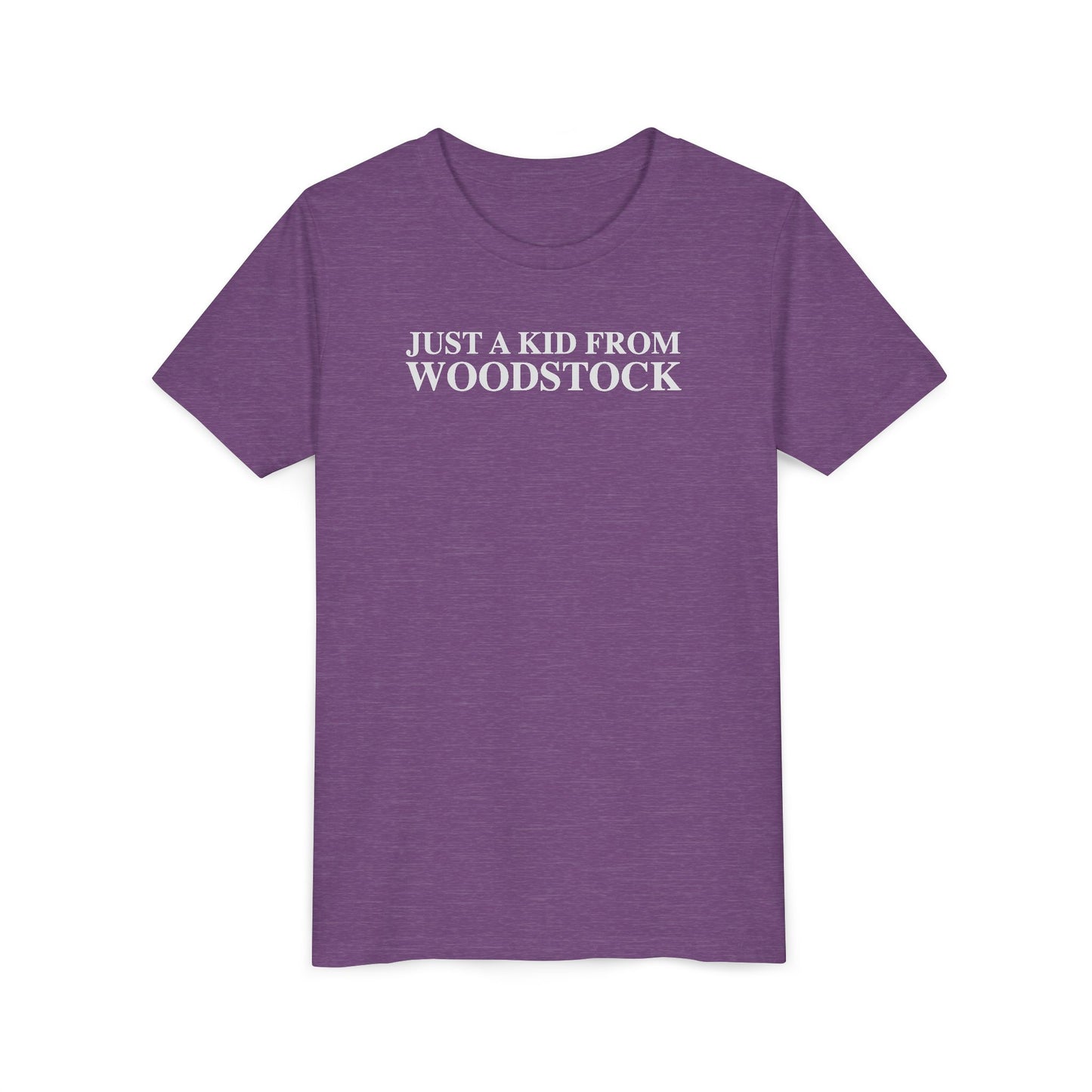 Just a kid from Woodstock Youth Short Sleeve T-Shirt