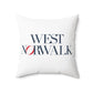 41 Tilt West Norwalk Spun Polyester Square Pillow