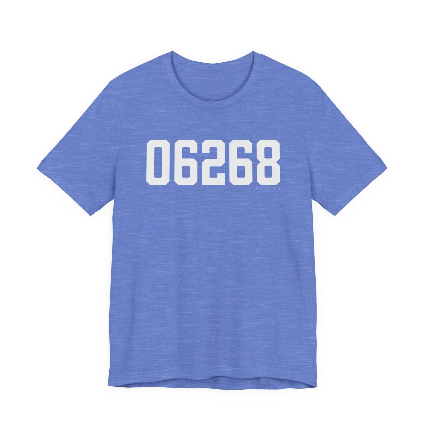 06268 Storrs CT Zip Code Unisex Jersey Short Sleeve T-Shirt