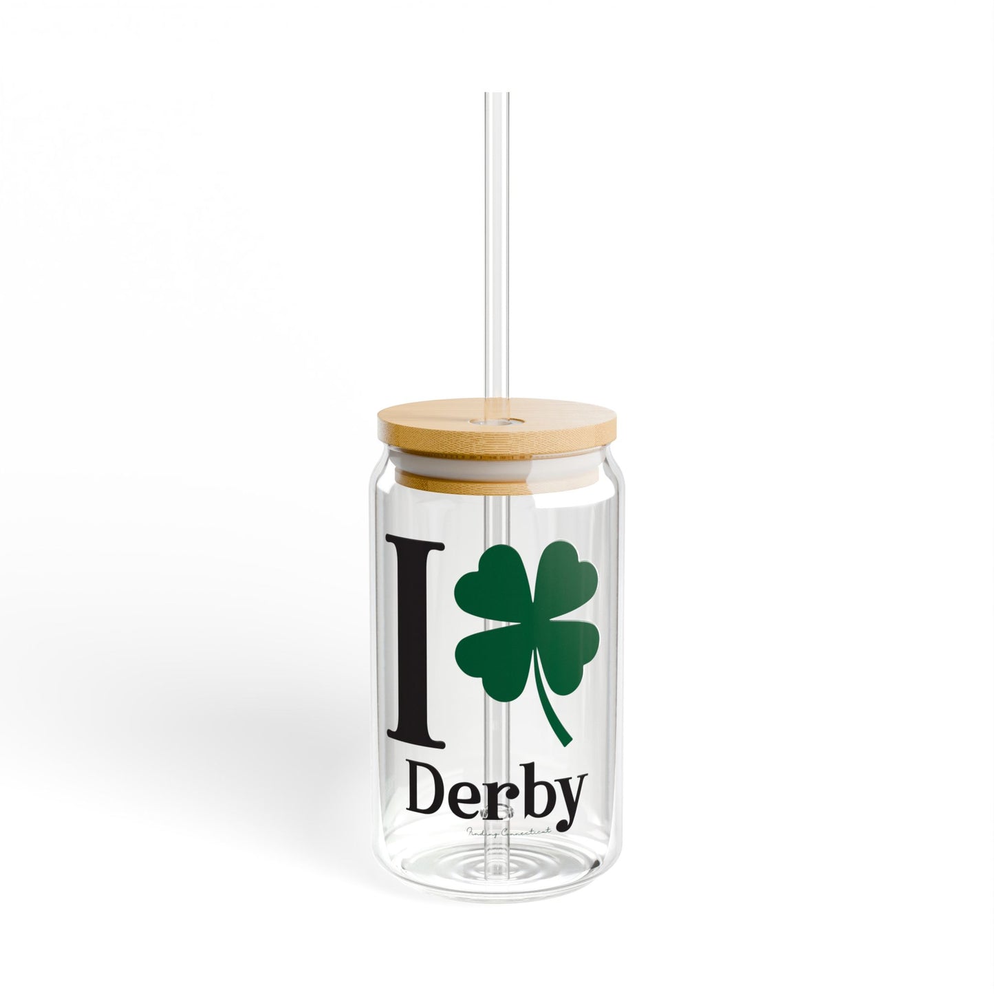 I Clover Derby Sipper Glass, 16oz