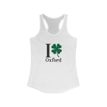 I Clover Oxford Women's Ideal Racerback Tank Top