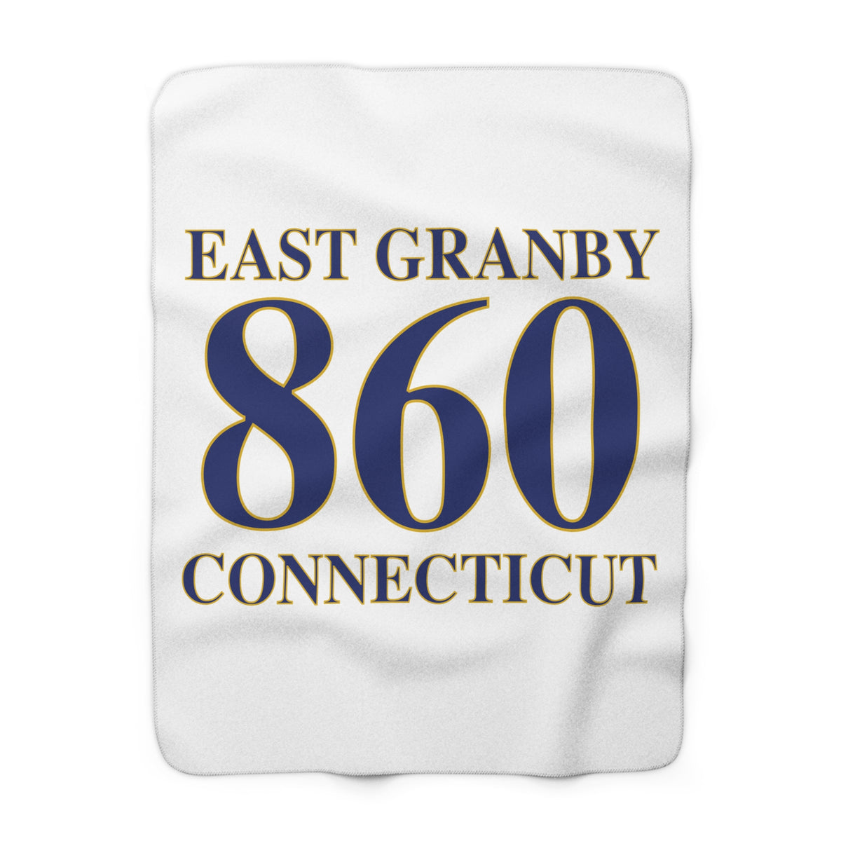 East Granby 860 Connecticut Fleece Blanket