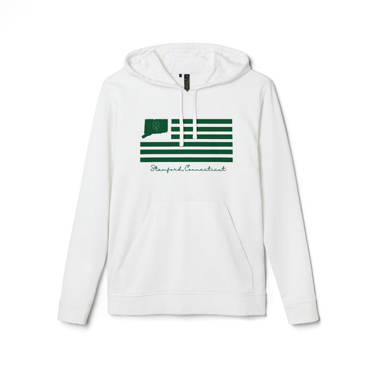 Stamford Connecticut St. Patrick's Day Flag adidas Unisex Fleece Hoodie